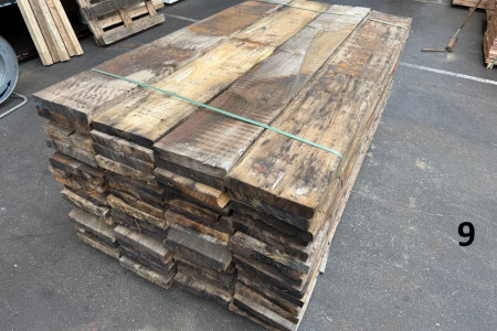 Aanbieding per pallet. Oud houten planken uit de havens!